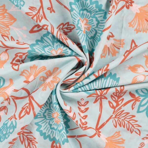 Viskose Voile - Ibiza - Flowers Tiffany – Bild 1