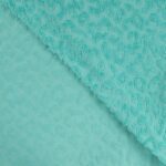 *REST* 35 x 150 cm Baumwollfrottee "Animal Skin" - mint – Bild 3