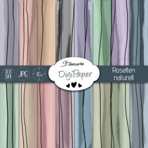 Biberwerke DigiPaper Rosetten naturell
