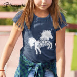 Biberwerke Einhorn mit Blume