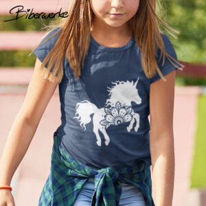Biberwerke Einhorn mit Blume