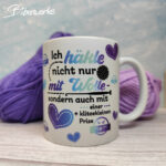 Plotterdatei | Ich häkle nicht nur mit Wolle | SVG DXF – Bild 2
