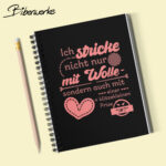 Plotterdatei | Ich stricke nicht nur mit Wolle | SVG DXF – Bild 4