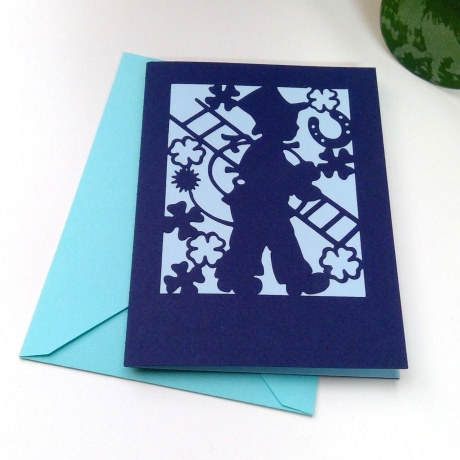 Karte-Kaminfeger-byseehasdesign-1 Karte Kaminfeger mit Kuvert Plotterdatei SVG DXF FCM – Bild 1