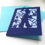 Karte Kaminfeger mit Kuvert Plotterdatei SVG DXF FCM – Bild 3