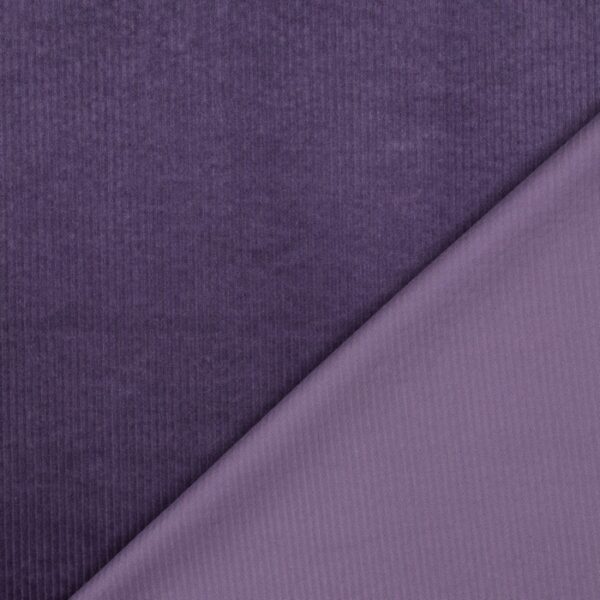 Cord Stretch - gewaschen 6W - dunkel lavendel – Bild 3