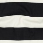 Canvas "Blockstreifen" - schwarz / off-white – Bild 2