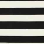 Canvas "Blockstreifen" - schwarz / off-white – Bild 3