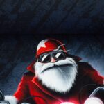 *1 Panel* French Terry Panel “Winter Mood” – Weihnachtsmann – ca. 85 cm – Swafing by Thorsten Berger – Bild 7