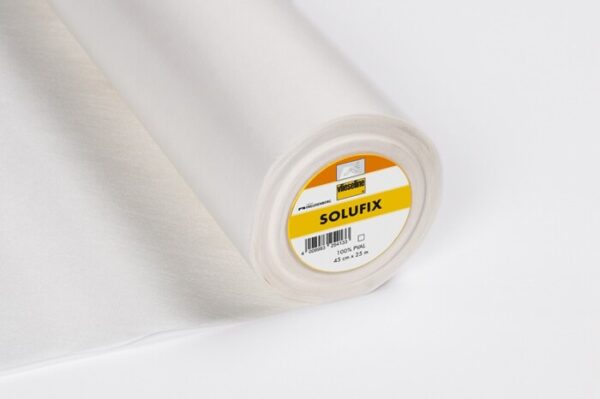 Solufix - Wasserlösliches und selbstklebendes Stickvlies - 45 cm – Bild 1