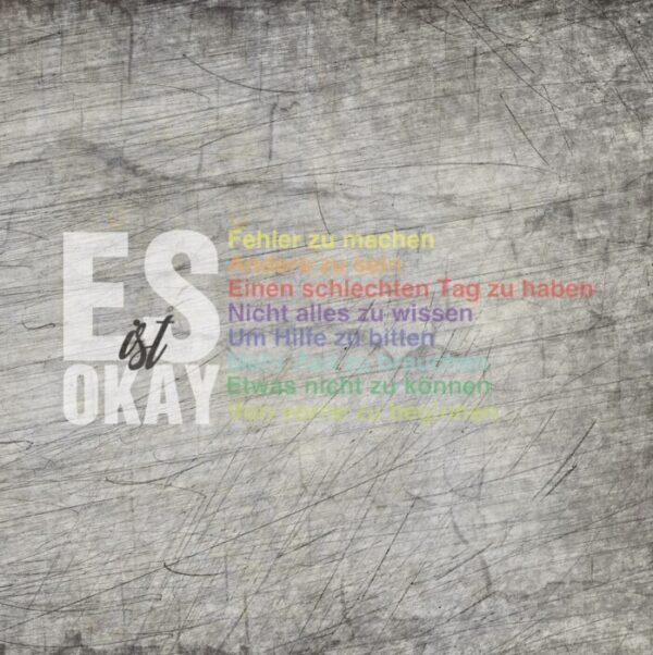*Es ist okay* Plotterdatei – Bild 1