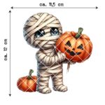 Halloween Bügelbild “Mumie” – Bild 2