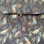 French Terry - Leaves - Army