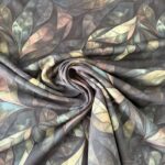 French Terry - Leaves - Army – Bild 2