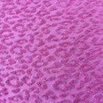 Baumwollfrottee "Animal Skin" - pink – Bild 3