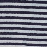 Bamboo Wellness / Bambusfrottee - blau gestreift – Bild 5