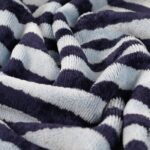 Bamboo Wellness / Bambusfrottee - blau gestreift – Bild 3