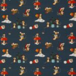 *REST* 70 x 150 cm Jersey "Lathi" - X-Mas Mäuse - Swafing – Bild 4