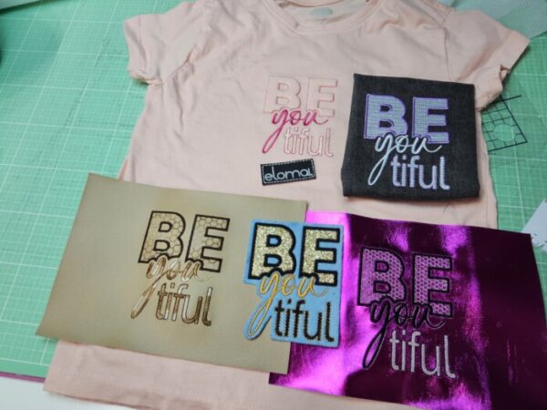 BE you tiful Stickdateien SET- 5 Varianten 10x10-Stickfolie/Crosstitch, Trapunto, Applikation,2 Verschiedene Muster beautiful inkl Anleitun – Bild 11