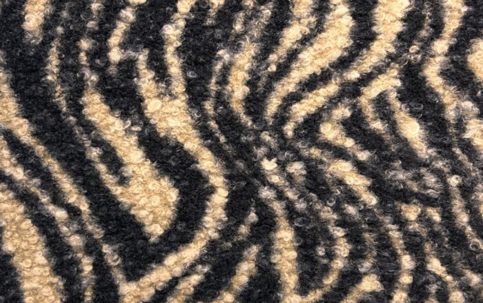7486-7005 Curly Fleece / Boucle - Zebra – Bild 1