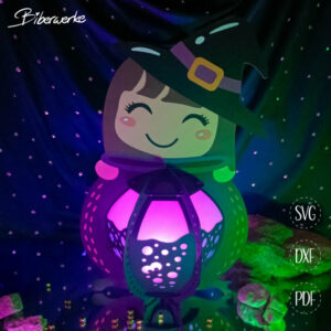 Biberwerke Laterne Hexe