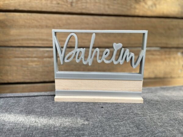 *Daheim im Rahmen * 3D Druck-, Laser und Plotterdatei in verschiedenen Varianten – Bild 10