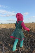 kleines Regenbogenkleid Gr. 86 - 164 – Bild 7