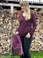 Kunstleder - Rex-metall - beere - Swafing – Bild 3