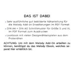 Add-on Nähanleitung zur Umhängetasche Melody - 2 extra Größen S und M und weitere Trageoptionen – Bild 3