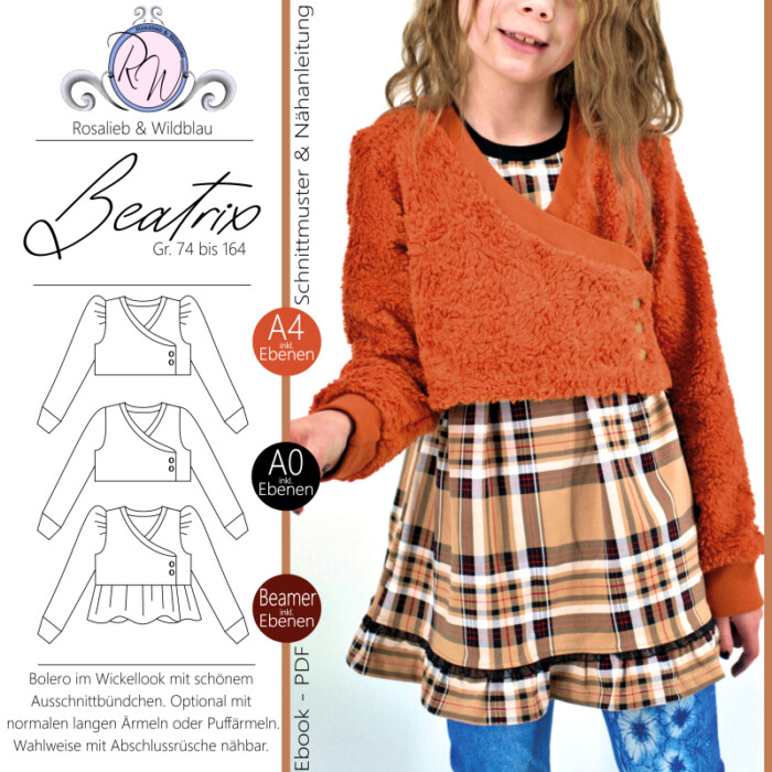 Titel final Ebook Beatrix Bolero Gr. 74 bis 164 – Bild 1