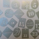 Adventszahlen 1-24 Plotterdatei SVG DXF FCM – Bild 4