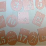 Adventszahlen 1-24 Plotterdatei SVG DXF FCM – Bild 2