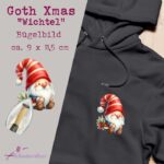 Goth Xmas Bügelbild “Wichtel"