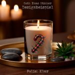 Goth Xmas Sticker "Zuckerstange" – Bild 3