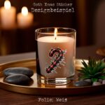 Goth Xmas Sticker "Zuckerstange" – Bild 2
