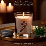 Goth Xmas Sticker "Zuckerstange" – Bild 4