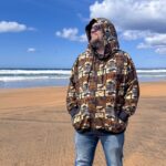 Oversized Hoodie Weites Winter Meer Herren – Bild 7