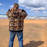 Oversized Hoodie Weites Winter Meer Herren – Bild 6