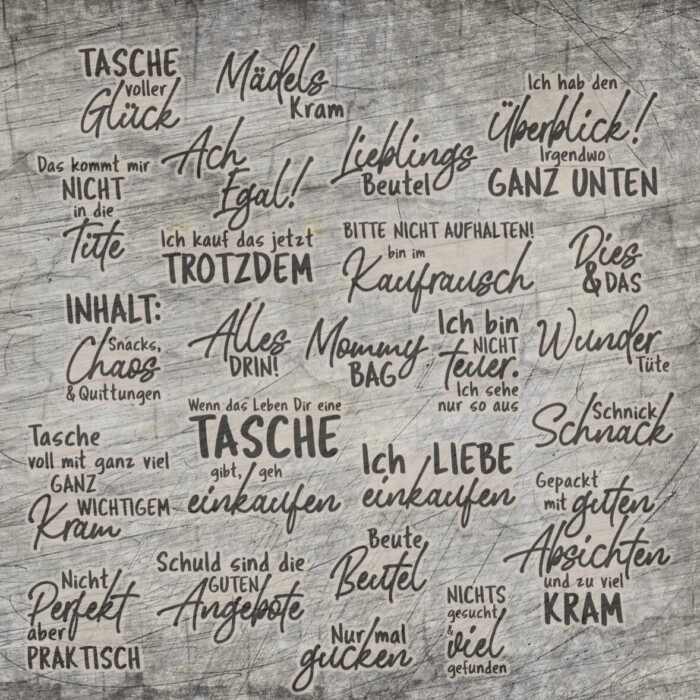 Screenshot Plotterdatei *Taschensprüche* – Bild 1