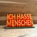 3D Druck Datei "Ich hasse Menschen" – Bild 2