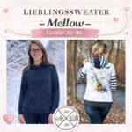 Schnittmuster und Nähanleitung Lieblingssweater Mellow für Damen Größe 32-46