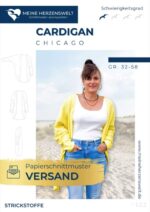 Papierschnittmuster - Cardigan Chicago - für Damen