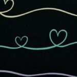 Jersey "Scribble Hearts" - dunkelblau - Swafing by Mrs. Mint – Bild 7