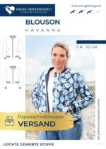 Papierschnittmuster - Blouson Havanna - für Damen