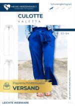 Papierschnittmuster - Culotte Valetta - für Damen