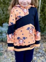 Schnittmuster und Nähanleitung Sweater Pullover Hoodie Skylar für Mädchen Größe 74-176 – Bild 3