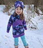 Schnittmuster und Nähanleitung Sweater Pullover Hoodie Skylar für Mädchen Größe 74-176 – Bild 5