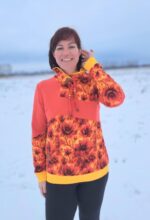 Schnittmuster und Nähanleitung Sweater Pullover Hoodie Skylar für Damen Größe 32-48 – Bild 3