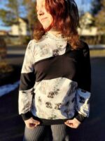 Schnittmuster und Nähanleitung Sweater Pullover Hoodie Skylar für Mädchen Größe 74-176 – Bild 8