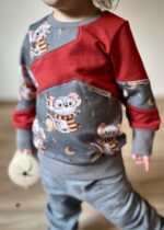 Schnittmuster und Nähanleitung Sweater Pullover Hoodie Skylar für Mädchen Größe 74-176 – Bild 11